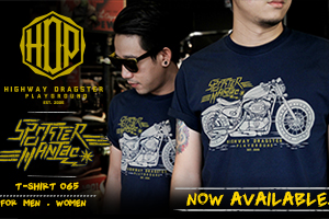 (PRODUCTS) HDP T-SHIRT NO.065 - SPORTSTER MANIAC