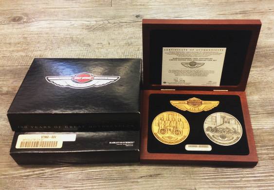 ชุดเหรียญของสะสม Harley 100 ปี หายากมาก