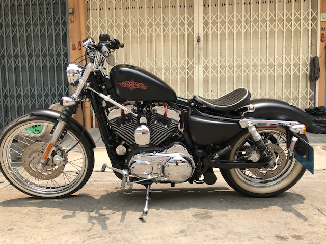 ขาย Harley Sportster 72 ปี 2013 รถศูนย์ Power สีเดิม(ดำด้าน)