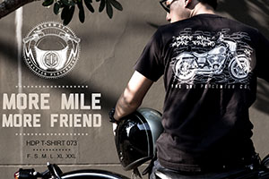 (PRODUCTS) HDP T-SHIRT NO.073 - MORE MILE MORE FRIEND