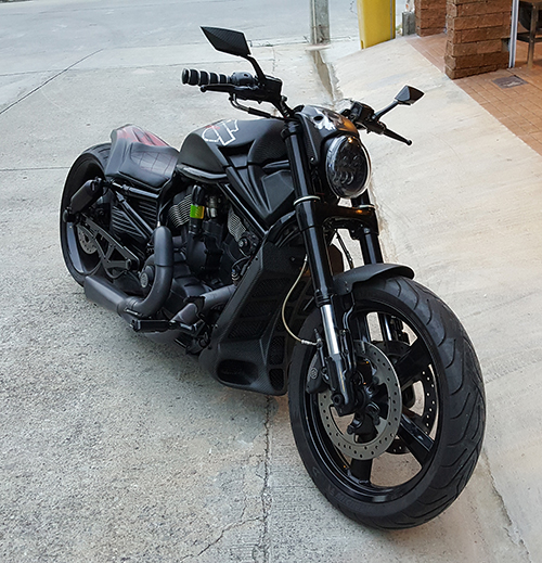 Harley Davidson Vrod Custom, Porsche Serie