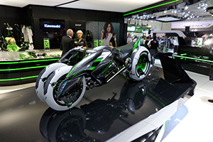 KAWASAKI ยื่นจดสิทธิบัตรเครื่องหมายการค้ามอเตอร์ไซค์สามล้อเรียบร้อยแล้ว