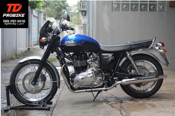 (มาใหม่ค๊าบ) ขาย Triumph Bonneville T100ปี 2015 วิ่งน้อยมาก รถศูนย์ Britbike