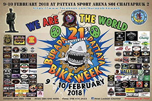 BURAPA PATTAYA BIKE WEEK 2018 : WE ARE THE WORLD