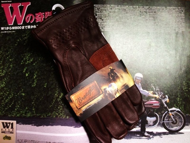 ถงมือหนังแท้ Wrangler Retro