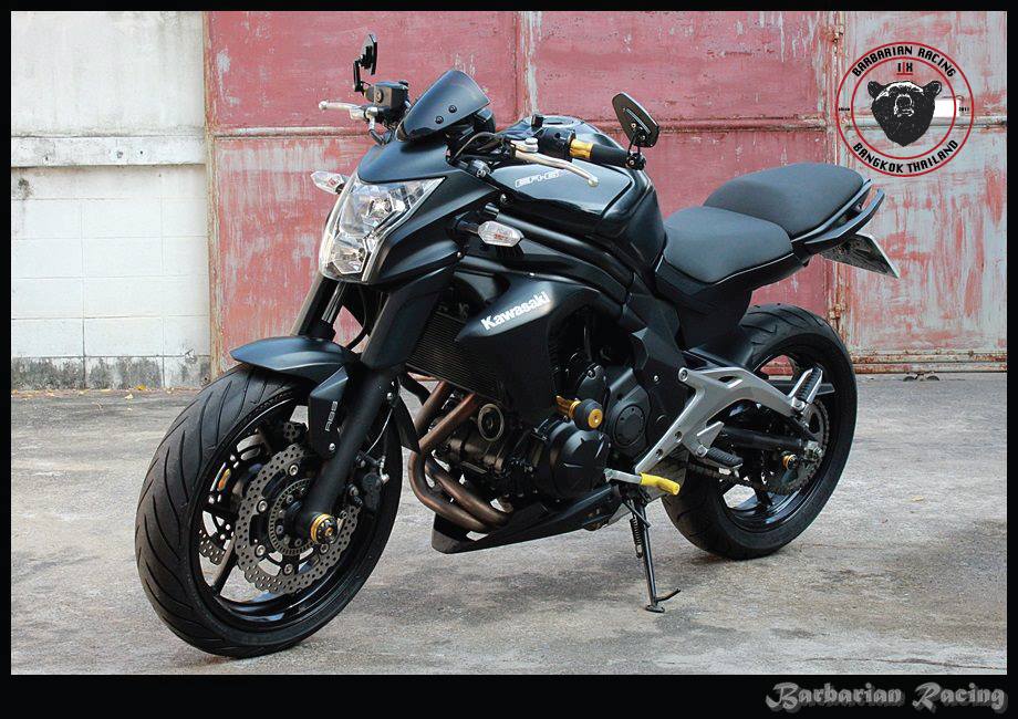 ขออนุญาติขาย " ER6N 2013 MATTEBLACK " พร้อมของแต่ง รถวิ่งน้อยมาก ราคาถูกกก !!