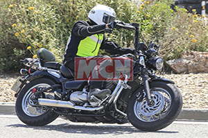 NEW TRIUMPH BONNEVILLE BOBBER CRUISER SPIED