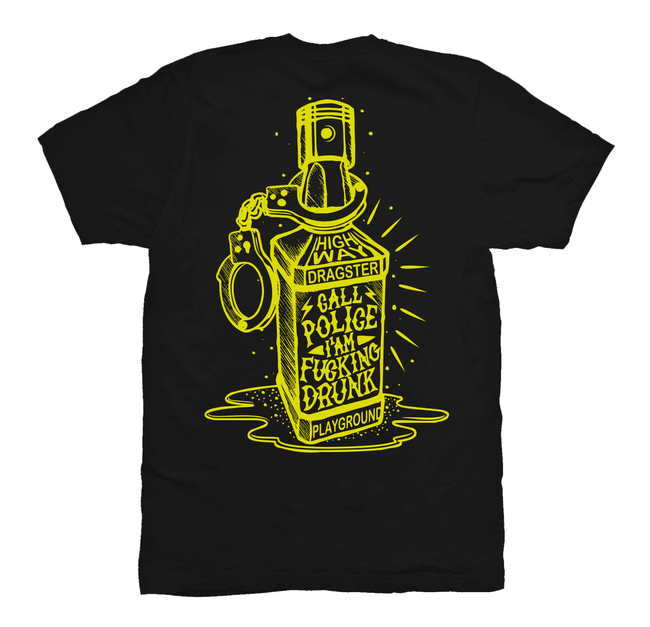 NO.064 - I'M FUCKING DRUNK / BLACK [SHORT]