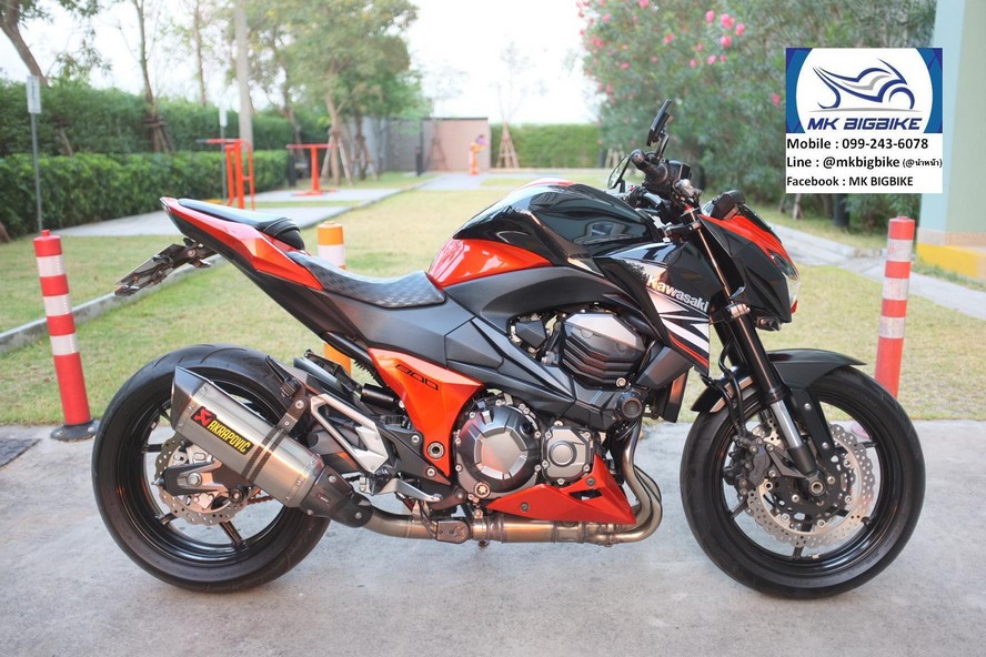 (ปิดการขาย) Z800 ปี2014 ไมล์ 2,XXX km ไม่เคยล้ม ไม่เคยชน สภาพดีมากๆ ของแต่งเพียบบ