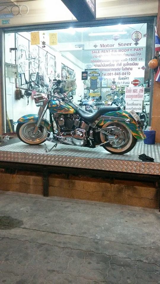 harley davidson fatboy ปี 2005 ทะเบียนสวย จัดไฟแนนได้ ของแต่งตามรูปสนใจติดต่อ 086 7773122 อ้วน