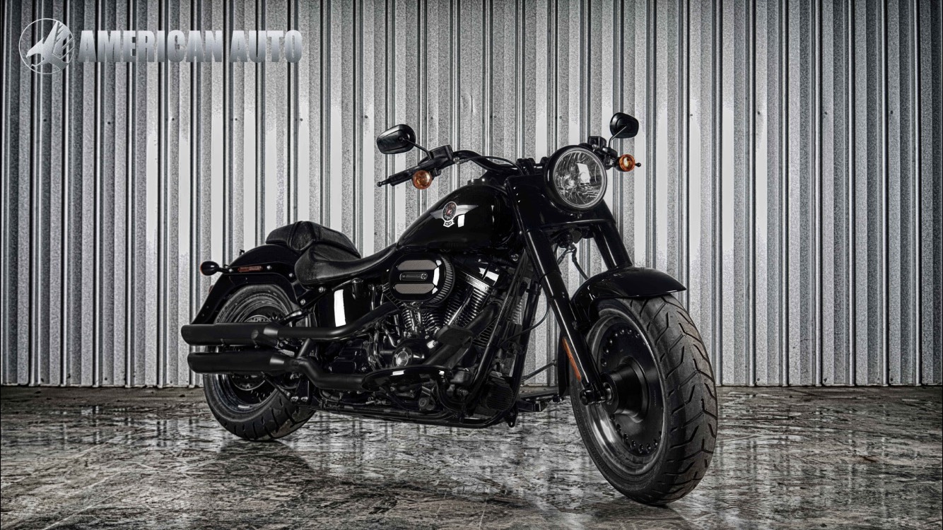 ☠☠☠2016 FLSTFBS - FATBOY S. Vivid Black. 1HD New!!! ราคา 1,3XX,XXX ฿ (USA Spec) พร้อมทะเบียน☠☠☠