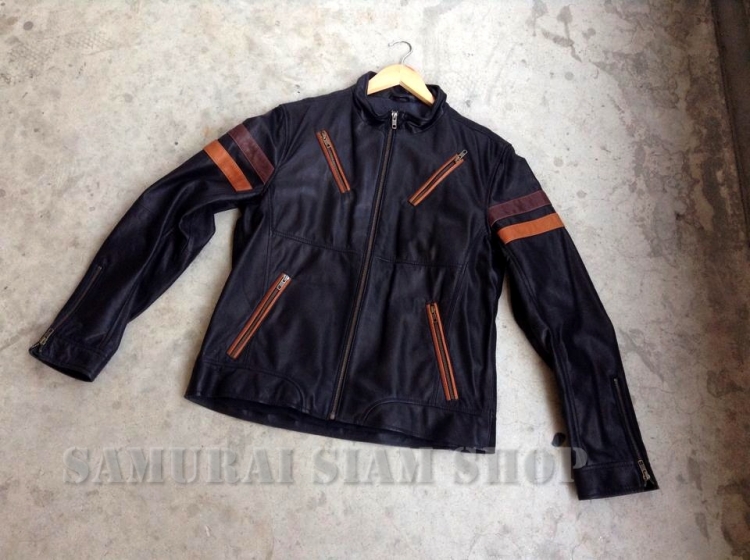 Vintage Classic leather jacket ( Style X - Men )