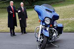 ทรัมป์อาจดึง Indian Motorcycle เข้ามาพัวพันกับเรื่องวุ่นๆของอเมริกันไอค่อน