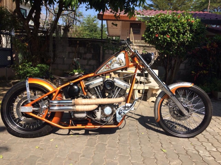 HD softail 1987 Kustom 360,000฿ มี สพมแท้ รถอยู่เชียงใหม่ Tel09-0052-4007