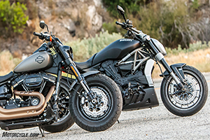 BRUISER CRUISERS : DUCATI XDIAVEL & HARLEY-DAVIDSON FAT BOB 114