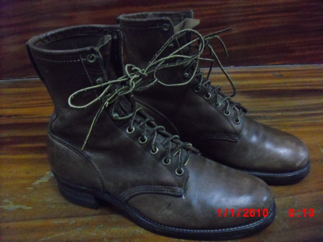 ขายรองเท้าหนังวินเทจ chippewa usa 9.5/42-43