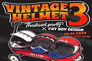 VINTAGE HELMET THAILAND Party Vol.3 BY FATBOY DESIGN