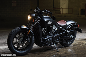 เปิดตัว INDIAN SCOUT โมเดลปี 2018 มัสเซิลไบค์สไตล์ MINIMALISTIC BOBBER