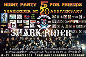 SHARK RIDER NIGHT PARTY FOR FRIEND