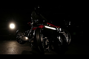 LAZARETH ปล่อยทีเซอร์มอเตอร์ไซค์บินได้ LMV 496 “LA MOTO VOLANTE”