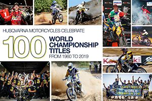 HUSQVARNA ฉลองตำแหน่งแชมป์โลกครั้งที่ 100