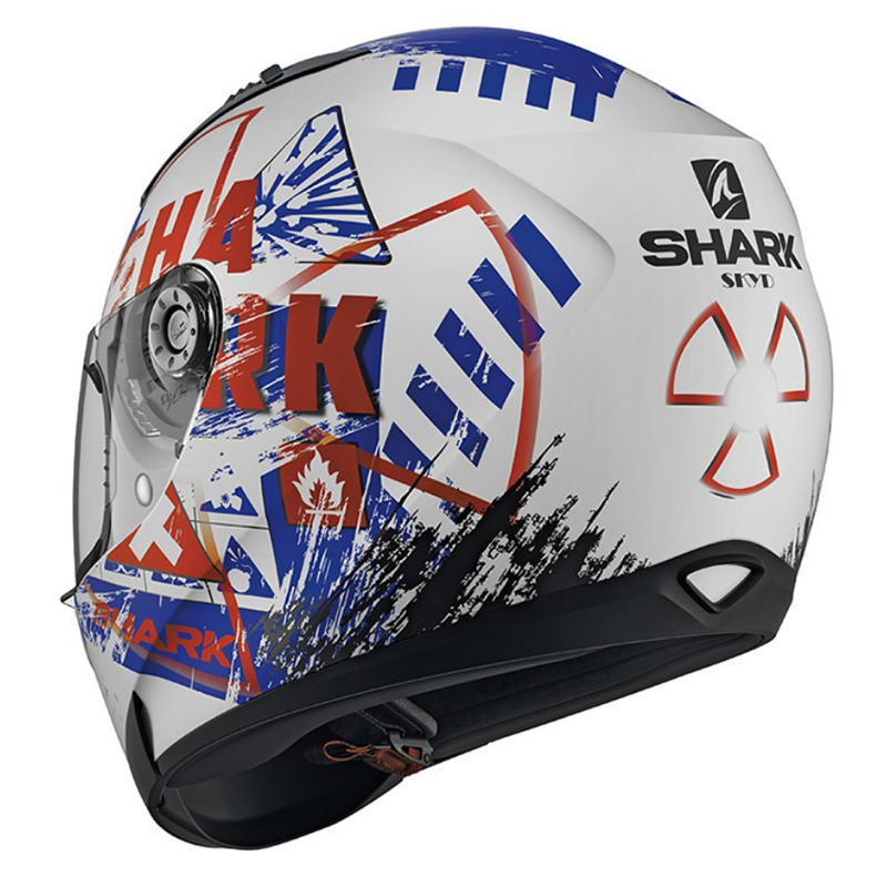 หมวกกันน็อคเต็มใบยี่ห้อ SHARK รุ่น RIDILL SKYD TRICOLOR WBR ลด 10%