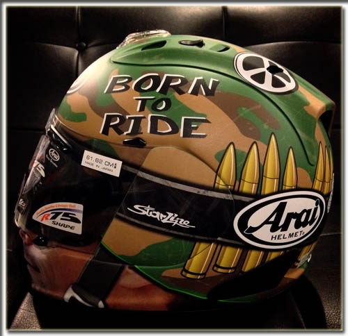 ขายหมวก arai nicky camo size XL (61-62)