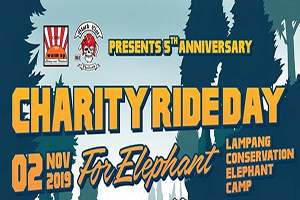 CHARITY RIDE DAY for Elephant 5th