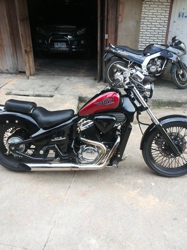 ขาย steed 400 อินวอย เก็บงาน เลี่ยม หมดจด สวยมาก เครื่องชัวส์ เอาไปขับอย่างเดียว