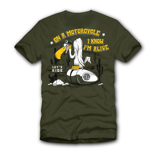 NO.075 - I'M ALIVE / ARMY GREEN[SHORT]