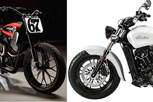 สงครามสนามดิน!!! INDIAN ปะทะ HARLEY กับโมเดลรถแข่ง FLAT TRACK