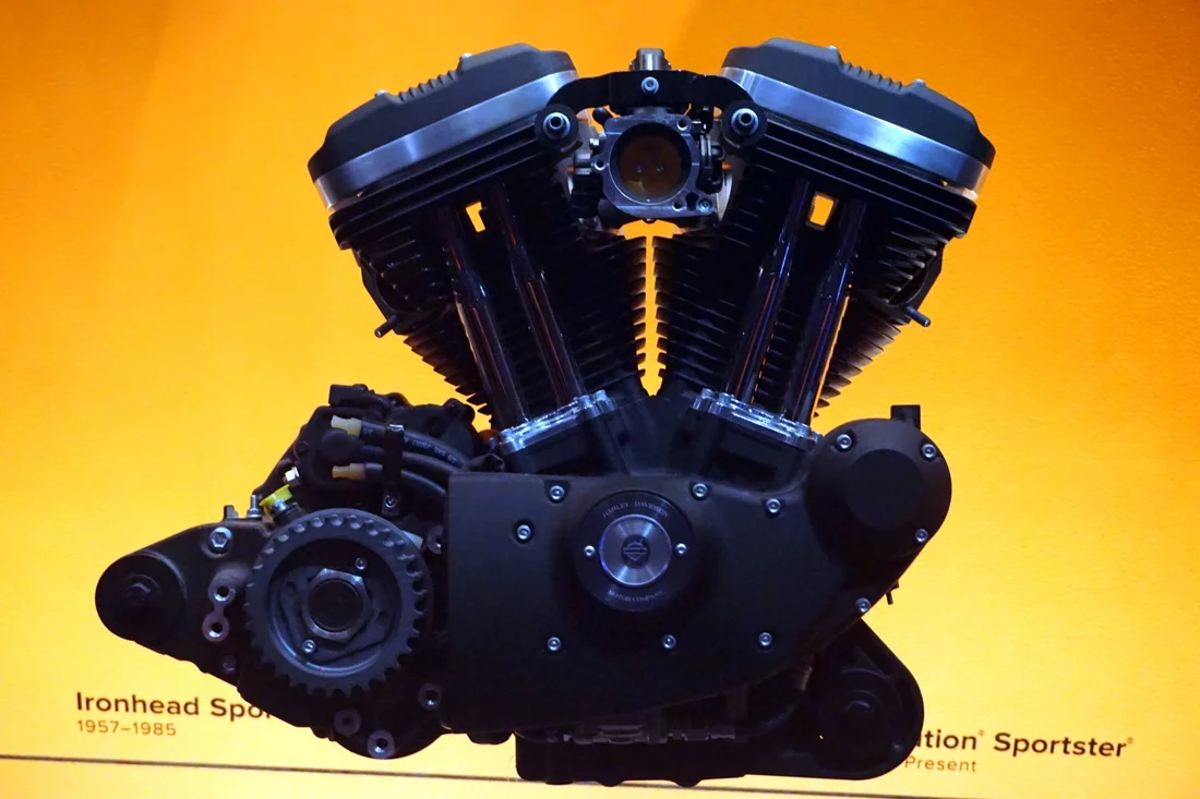 Evolution Sportster, model years 1986–2022; a different engine family from Evolution Big Twin.